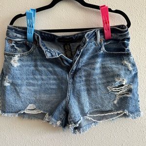 A1 - #45 House of Harlow blue jean shorts slight distressing size 30